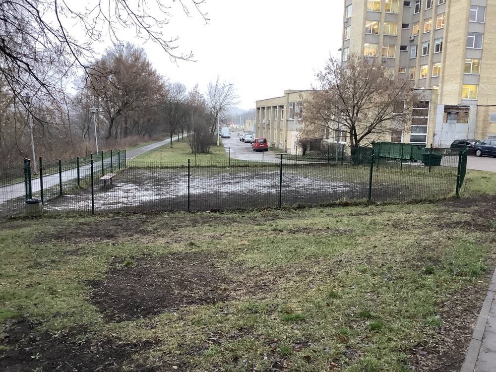 Žirmūnų g. šunų vedžiojimo aikštelė — nuotrauka 1